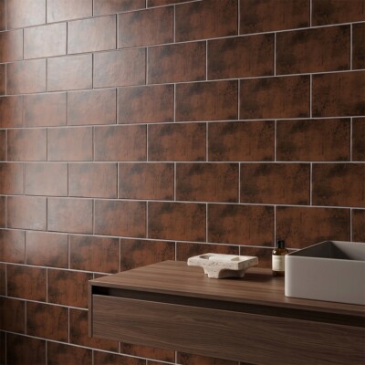 Sunset Matte Glazed Terracotta Tiles 4×8 (TL80793) Room Scene Image