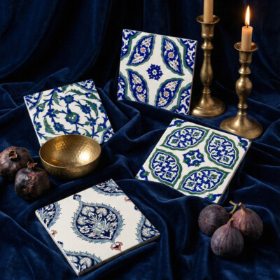 Taffeta Glossy Ceramic Tiles 8×8 (TL80815) Bargello Glossy Ceramic Tiles 8×8 (TL80816) Silk Glossy Ceramic Tiles 8×8 (TL80813) Room Scene Image