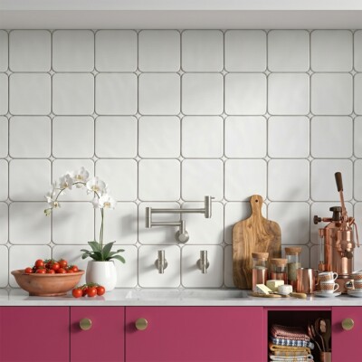 Image de la pièce avec les carreaux de céramique Ice Glossy Halo 6×6 (TL80820)