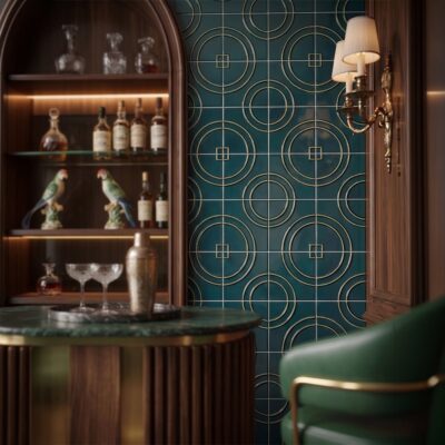 Prolific Rain Glossy Manukie Ceramic Accent Tiles 8×8 (TL80890)