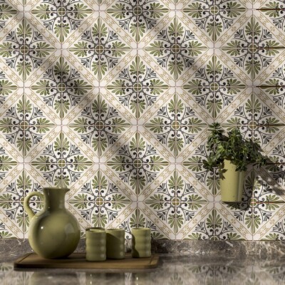 Lisbon Matte  Glazed Terracotta Tile 6×6 (TL80904)