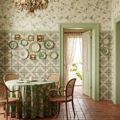 Lisbon Matte Glazed Terracotta Tiles 6×6 (TL80904) Room Scene Image