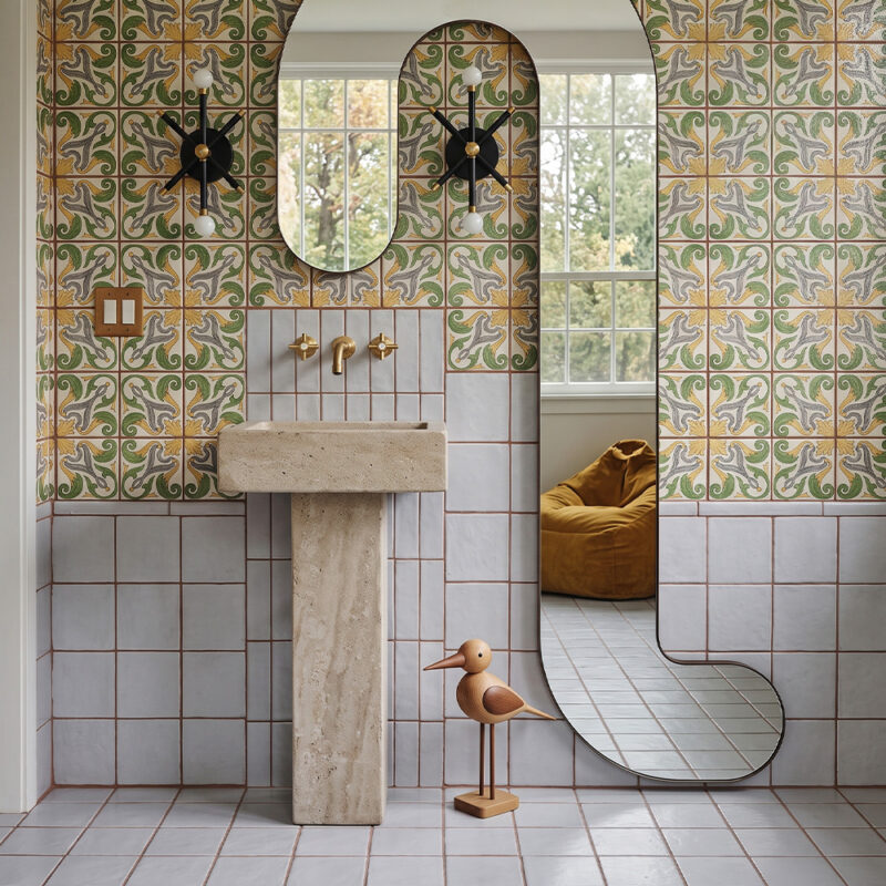 Tavira Matte Glazed Terracotta Tiles 6×6 (TL80909)