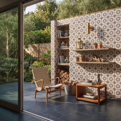 Rosebud Matte Glazed Terracotta Tiles 6×6 (TL80913)