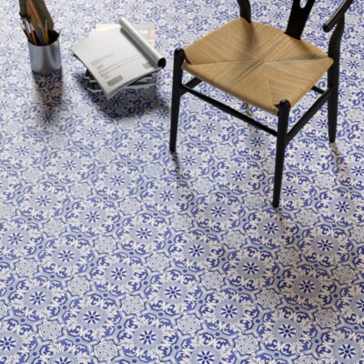 Custom Porcelain Tiles 8×8 (TL81013) Room Scene Image
