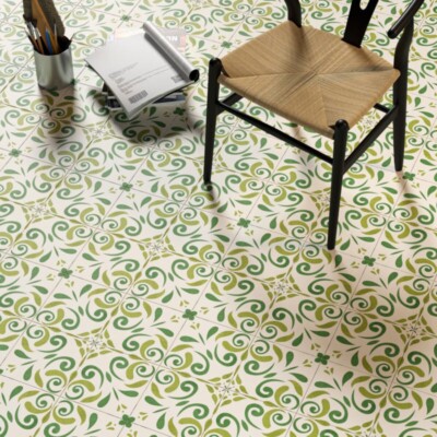 Custom Porcelain Tiles 8×8 (TL81016) Room Scene Image
