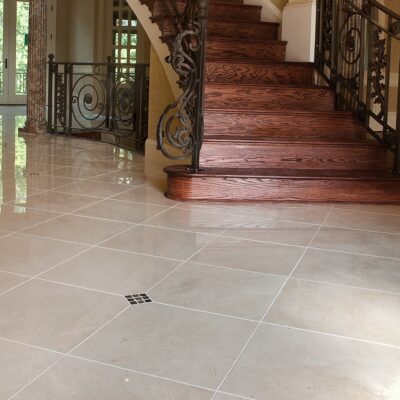 Crema Marfil Polished Marble Tile 18×18 (TL90779)