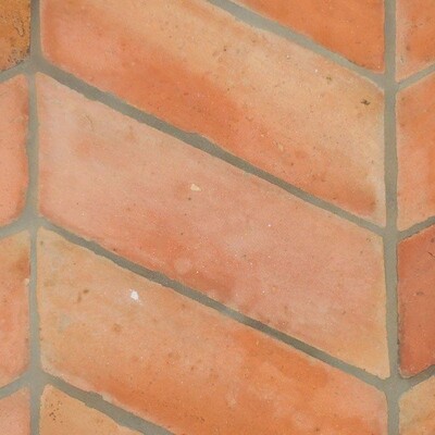 Chevron Natural Terracotta Tile 4×12 (TL90807)