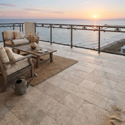 Magny Louvre Brushed Limestone Tile 16×24 (TL91011)