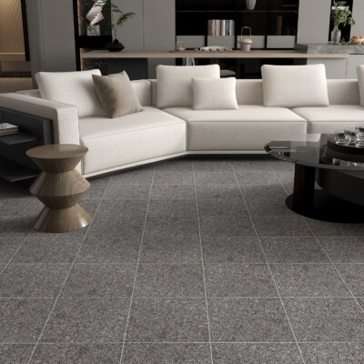 Absolute Black Extra Textured  Granite Tile 12×12 (TL91024)