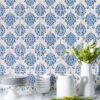 Tulips Crackled Ceramic Tile 8×8 (TL91059)