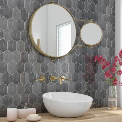 Storm Glazed Antusa Ceramic Decorative 4×6 1/2 (TL91173)