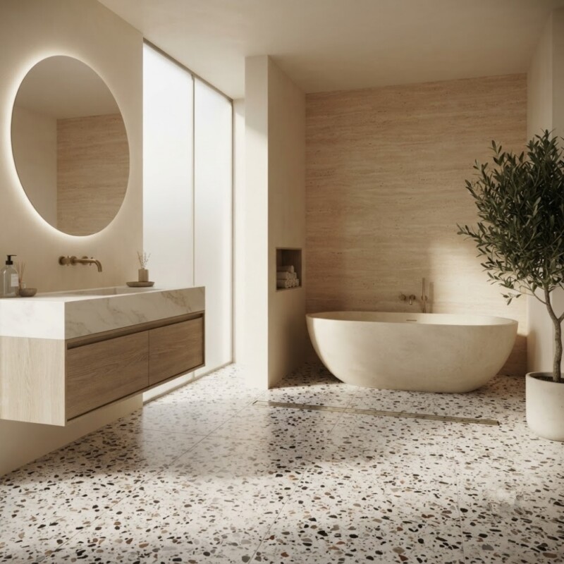 Venetian Style Terrazzo Tile