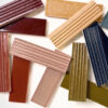 Marino Leather Fluted Thin Brick Tiles 2 1/4×7 9/16 (TL91342) Pasto Leather Fluted Thin Brick Tiles 2 1/4×7 9/16 (TL91344) Granada Leather Fluted Thin Brick Tiles 2 1/4×7 9/16 (TL91346) Granada Leather Subway Thin Brick Tiles 2 1/4×7 9/16 (TL91345) Salmon Leather Subway Thin Brick Tiles 2 1/4×7 9/16 (TL91337) Mostaza Glossy Subway Thin Brick Tiles 2 1/4×7 9/16 (TL91333)
