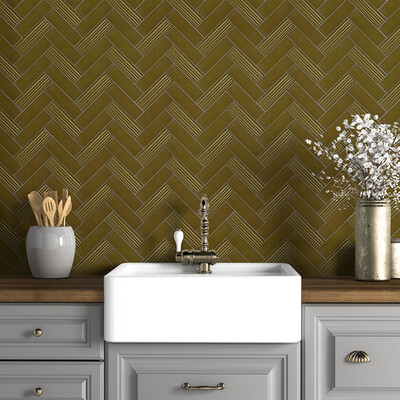 Pasto Leather Fluted Thin Brick Tile 2 1/4×7 9/16 (TL91344)