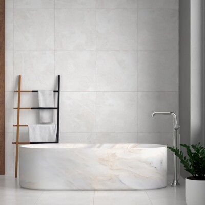 Vasca in marmo levigato Blue Mist 33 30/64×78 47/64 (TUB00004) Immagine della scena della stanza