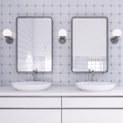 Blanc White Glazed Ceramic Tile 6×6 (WAM90002)