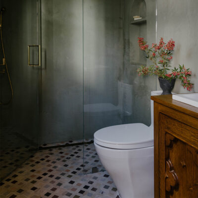 Dougga Honed  Limestone Mosaic 11 5/8×11 5/8 (WBA10040)