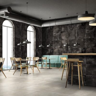 London Black Honed Porcelain Tile 12×24 (WIS13098)