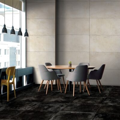 London Black Honed Porcelain Tile 12×24 (WIS13098)