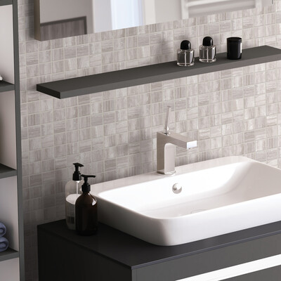 Iris Us Zenit Light Taupe Honed 2×2 Porcelain Mosaic 12×12 (WIS13189)