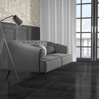 Gray Stone Gloss Porcelain Tile 24×24 (WLE00120)
