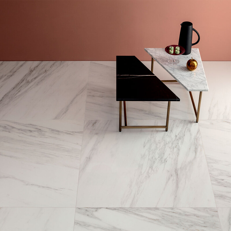 Venato Bianco Polished Porcelain Tiles 24×24