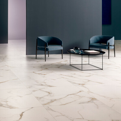 Calacatta Oro Polished Porcelain Tile 12×24 (WLE00949)