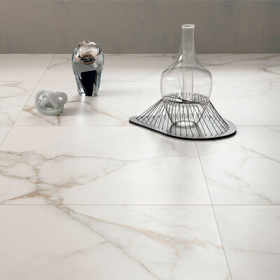 Calacatta Oro Polished Porcelain Tile 12×24 (WLE00949)