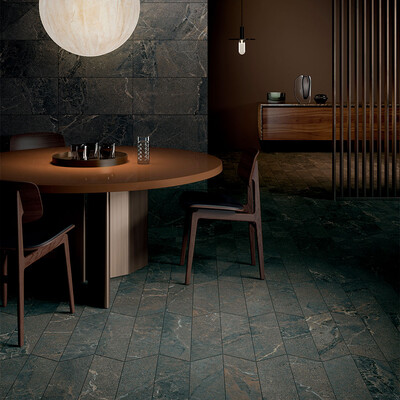 Dark Matte Porcelain Tile 5 45/64×19 1/2 (WLE00990)