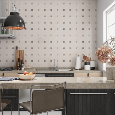 Garden Blanc Glazed Ceramic Tile 6×6 (WLV20299)