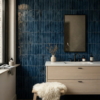 Fusion Blue Polished Porcelain Tile 2 1/2×10 (WNB00561)