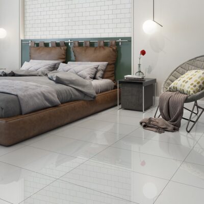Marginal White Polished Porcelain Tile 12×24 (WQA10010)