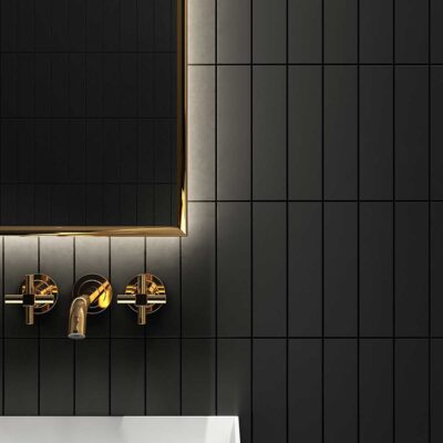 Dark Gray Matte Ceramic Tile 4×12 (WVT00237)