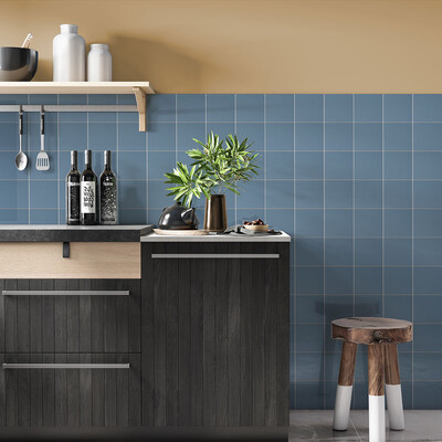 Grey Glossy Ceramic Tile 6×6 (XSP90003)