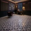 Lilac, Snow White, Bardiglio Royal Multi Finish Ellington Marble Mosaics 11 7/8×11 7/8