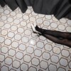 Afyon Gold, Golden Onyx, Snow White Multi Finish Glenn Marble Mosaics 11 13/16×11 13/16