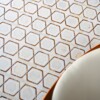 Afyon Gold, Golden Onyx, Snow White Multi Finish Glenn Marble Mosaics 11 13/16×11 13/16