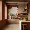 Calacatta Amber, Diana Royal, Snow White Multi Finish Archie Marble Mosaics 11 15/16×13 3/4