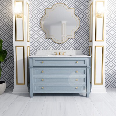 Yildiz Glacier, Allure Light Multi Finish Marble Waterjet Decos 8 13/16×11 (YNR90287)