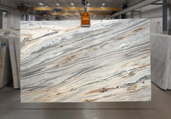 Gray Fantasy Polished Marble Slab 50210-1-12
