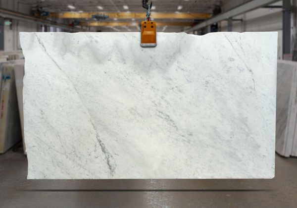 White Carrara C Supreme Honed Marble Slab 51845-2-4