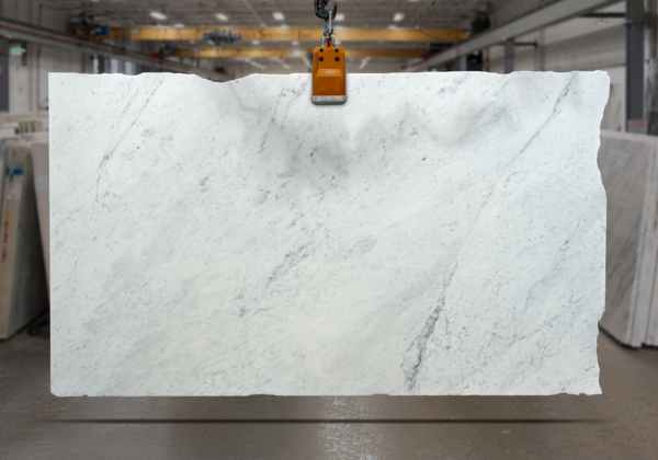 White Carrara C Supreme Honed Marble Slab 51845-3-1