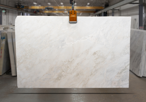 Bianco Rhino Polished Marble Slab 52387-1-7