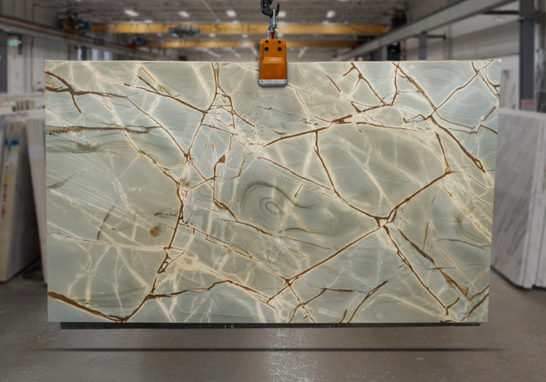 Blue Deep Polished Quartzite Slab 50280-1-6