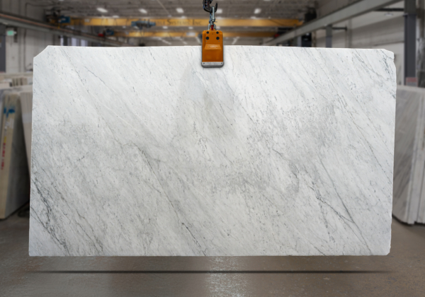 White Carrara Supreme Multi Finish Marble Slab 52181-1-25