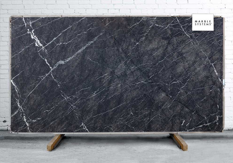 Grigio Carnico Honed Marble Slab Random 1 1/4 Marble Systems, Marble