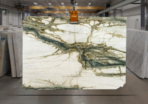 Verde Statuary Polished Marble Slab 52079-1 5