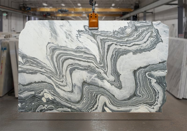 Cipollino Gray Honed Marble Slab 47039-2-2
