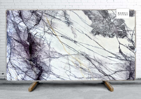 Lilac Polished Marble Slab Random Image